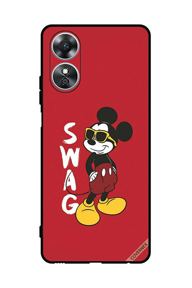 غطاء حماية لهاتف Oppo A17 Swag Mickey Mouse