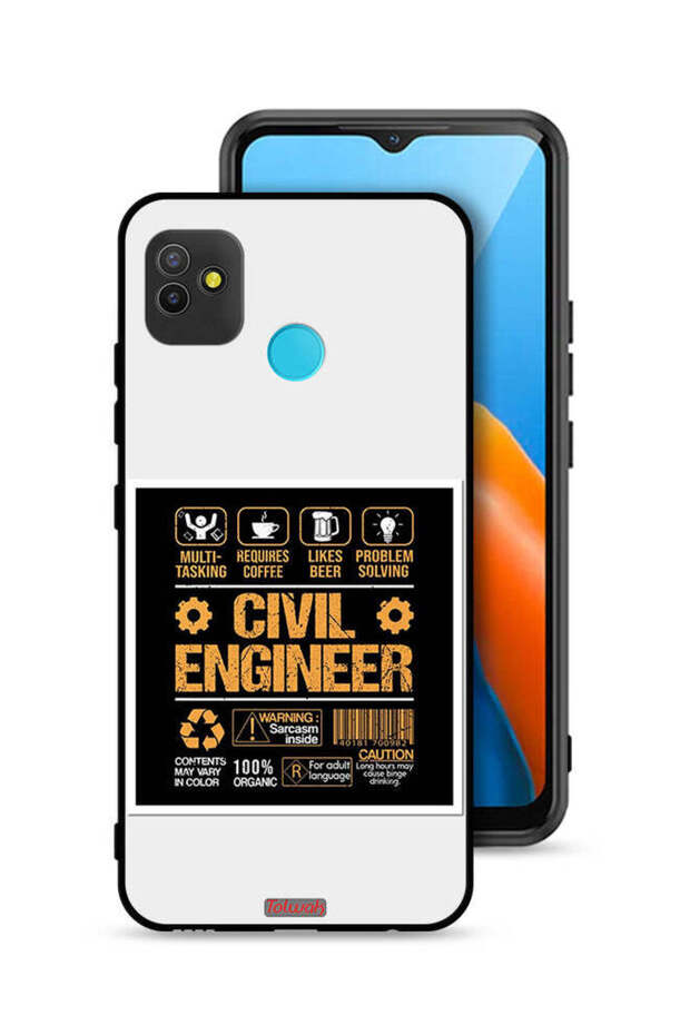 Tecno Pop 5 Protective Case Cover Civil Engineer Sticker