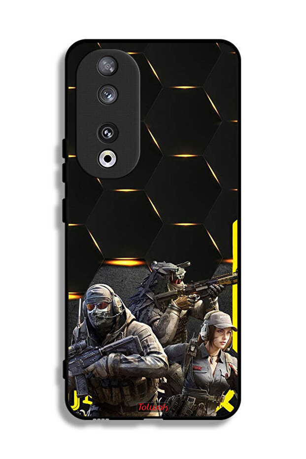 غطاء حماية لهاتف Honor 90 بخلفية Cyberpunk