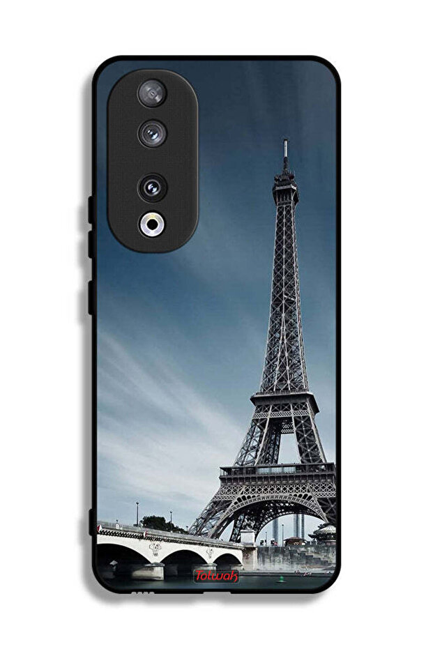 غطاء حماية لهاتف Honor 90 بتصميم برج إيفل