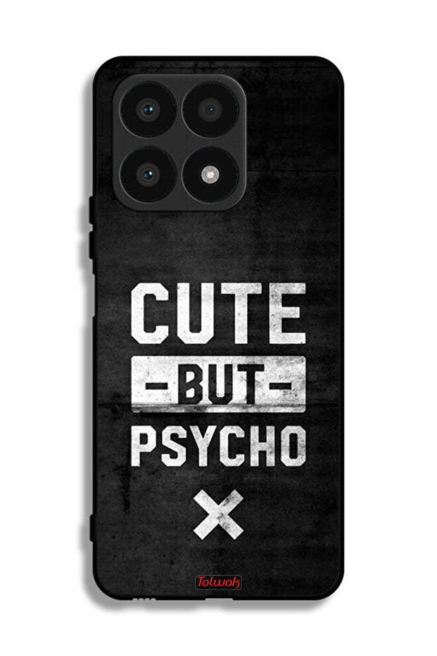 Honor X8a Protective Case Cover Cute But Psycho