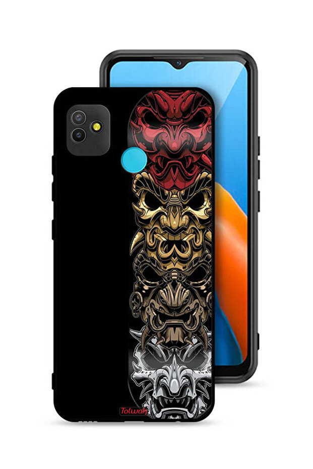 Tecno Pop 5 Protective Case Cover Heads Art