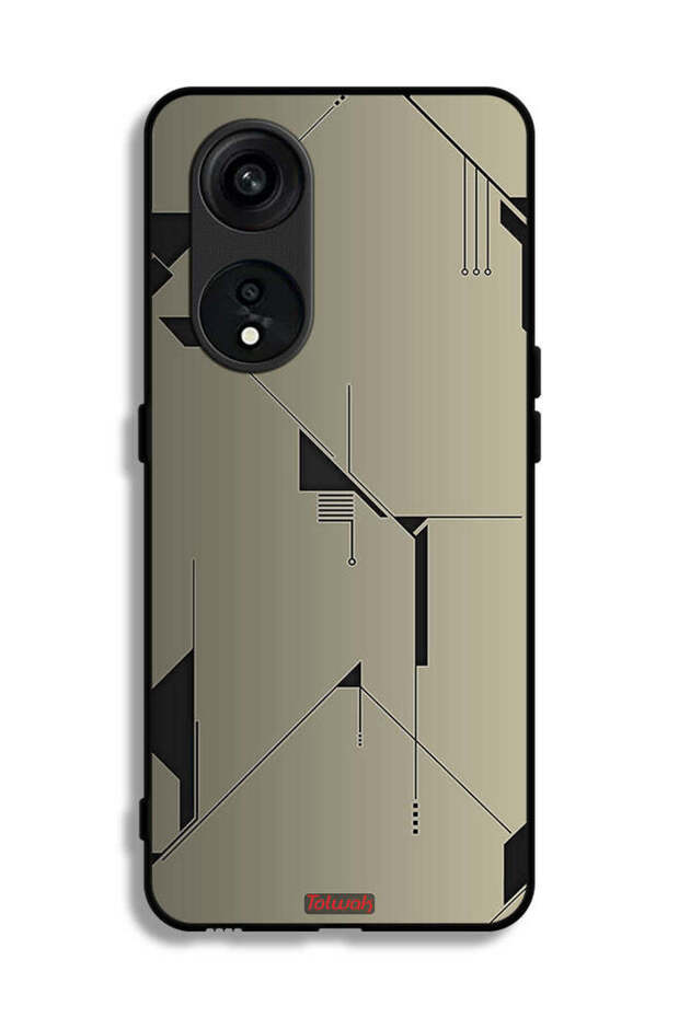 Oppo Reno 8T 5G Protective Case Cover Minimalism Abstract Digital Art