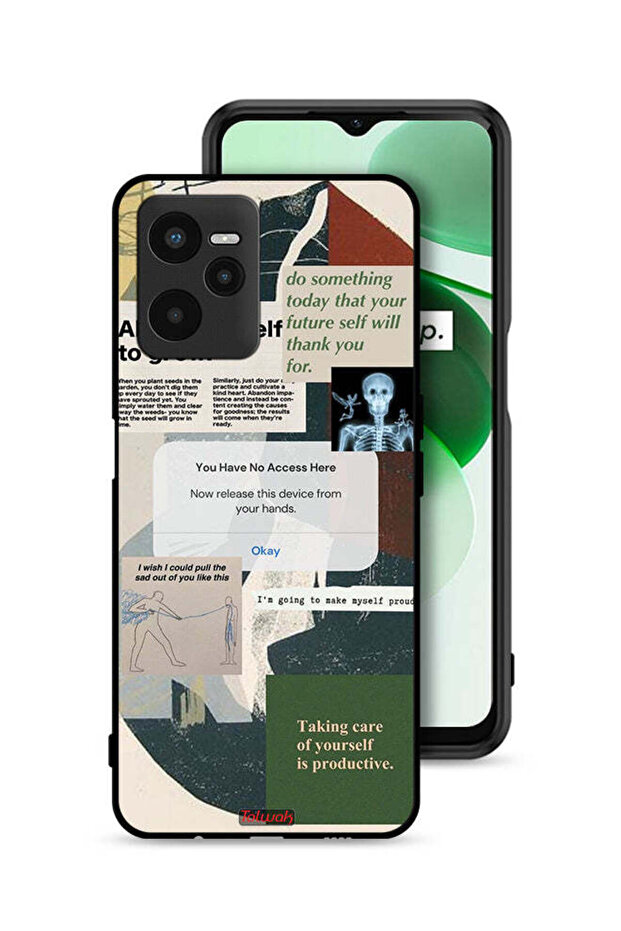 Realme C35 Protective Case Cover Allow Yourself To Grow