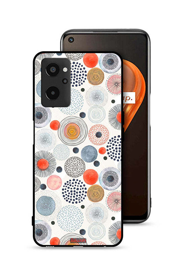 Realme 9i 4G Protective Case Cover Cotton Flowers Pattern