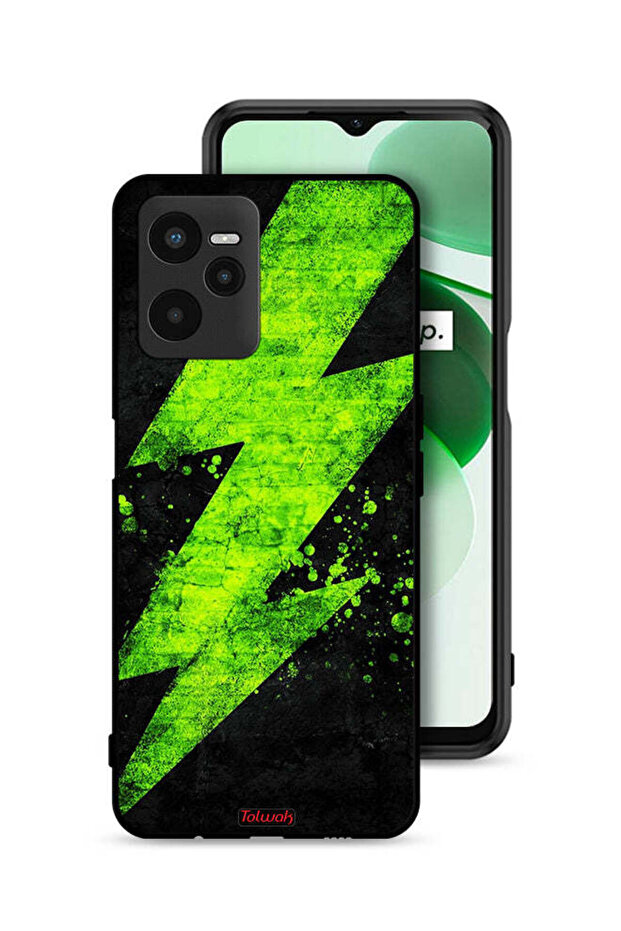 Realme C35 Protective Case Cover Electric Pattern