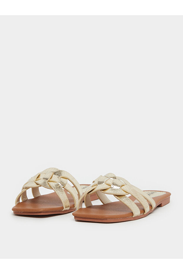 Braided Flat Sandals - 3