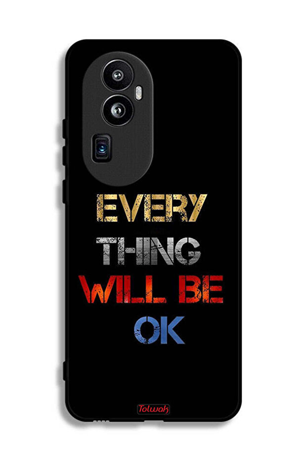 غطاء حماية لهاتف Oppo Reno10 Pro Plus - كل شيء سيكون على ما يرام