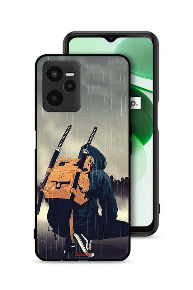 Realme C35 Protective Case Cover Sword Samurai Digital Art