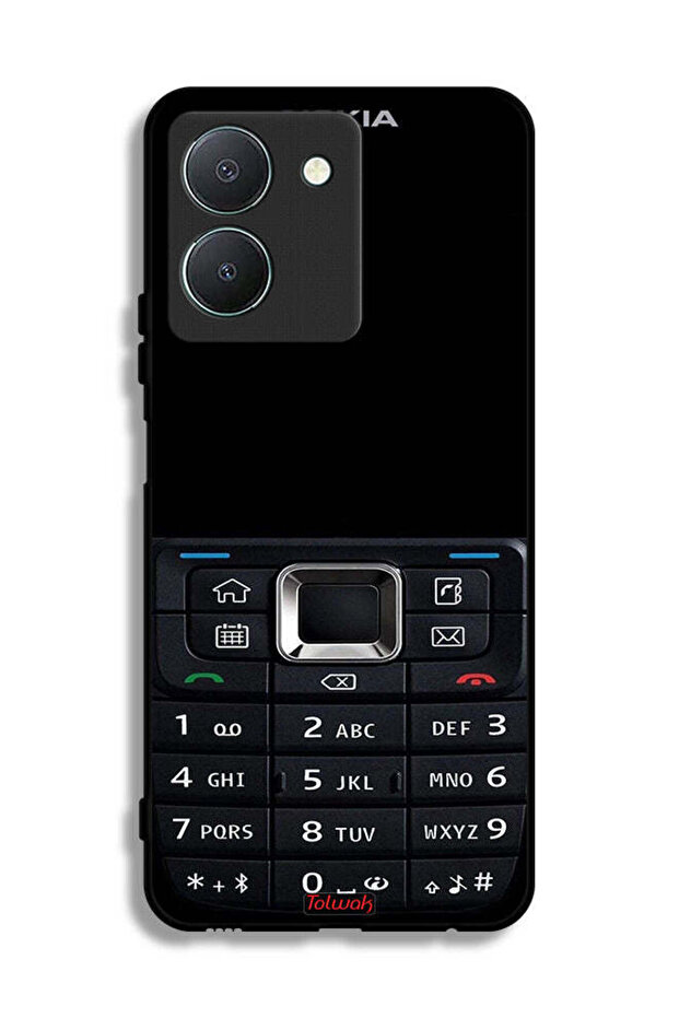 Vivo Y36 4G Protective Case Cover Old Phone Pattern
