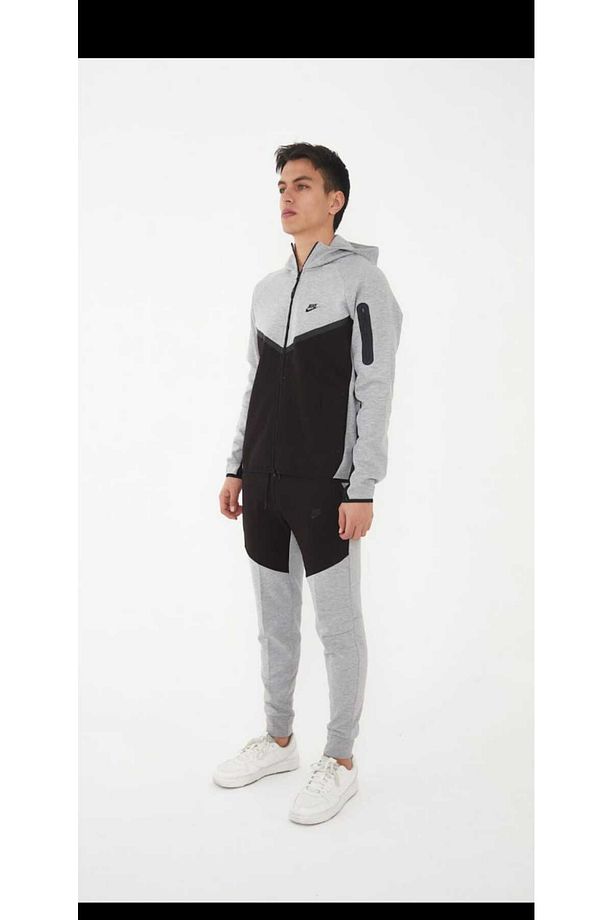 TECH FLEECE GRİ-SİYAH EŞOFMAN TAKIMI - 2