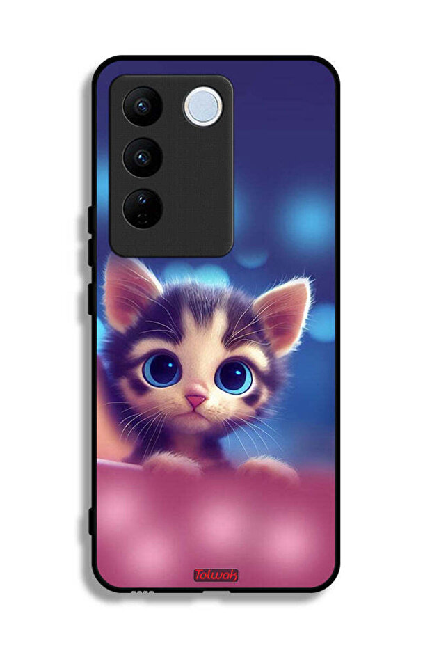 غطاء حماية لهاتف Vivo S16 - قطة صغيرة