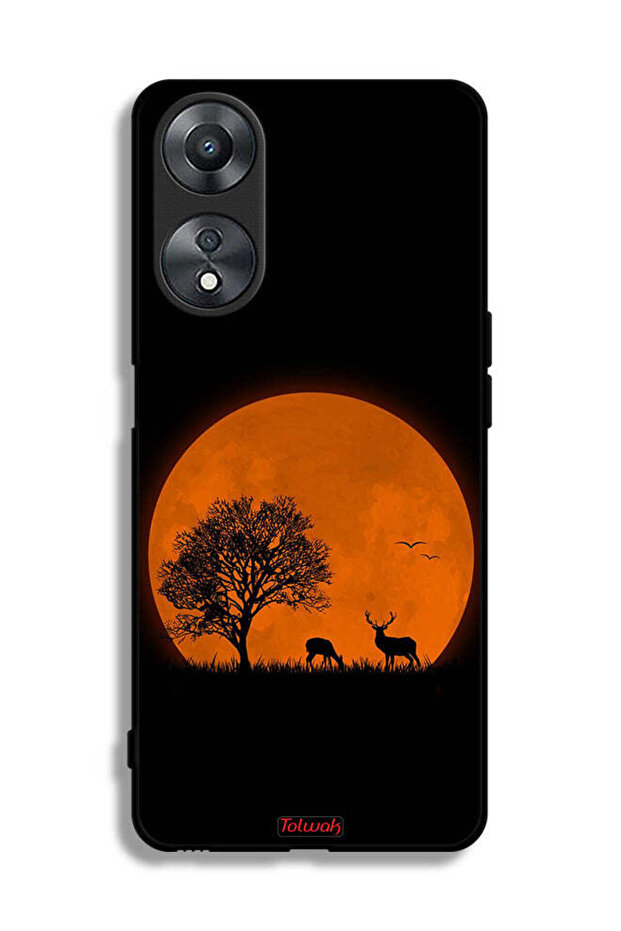 Oppo A58 5G Protective Case Cover Evening Moon Art