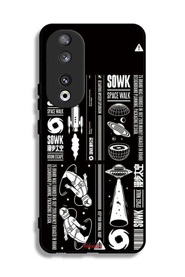 غطاء حماية لهاتف Honor 90، ملصق Sowk Space Walk