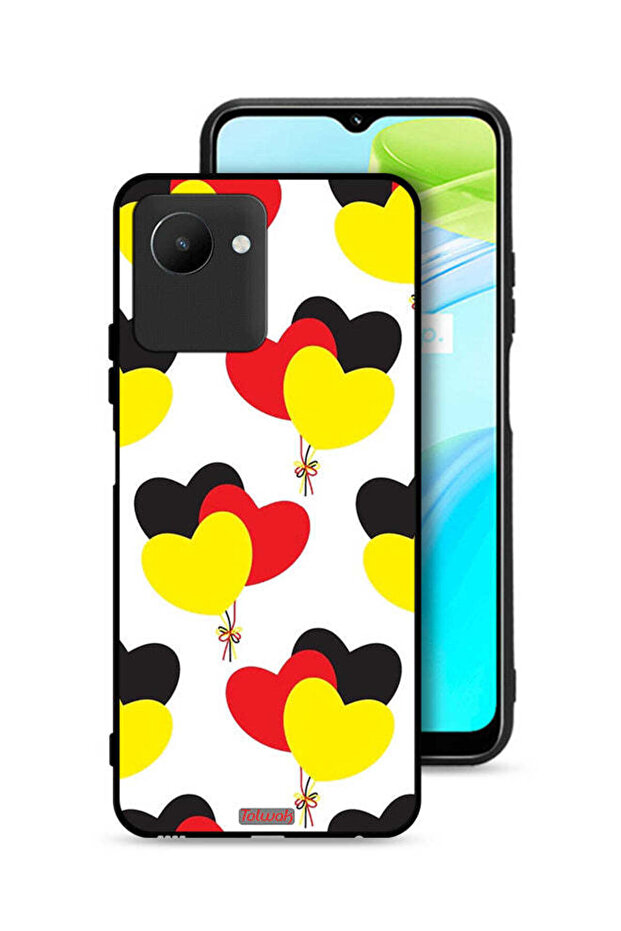 غطاء حماية Realme C30s بثلاثة قلوب