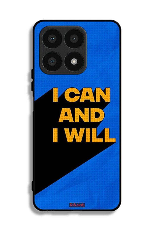 غطاء حماية لهاتف Honor X8a - أنا أستطيع وسأفعل