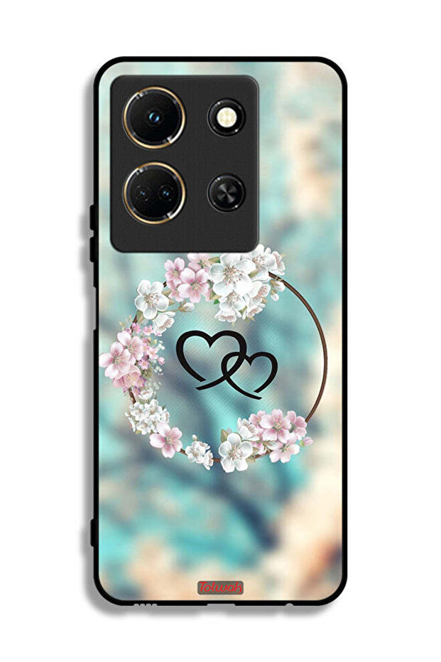Infinix Note 30 Protective Case Cover Hearts In Ring Art