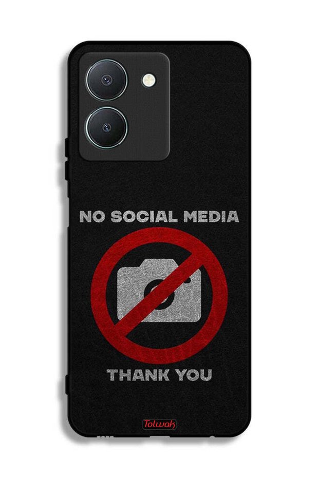 Vivo Y36 5G Protective Case Cover No Social Media Thank You