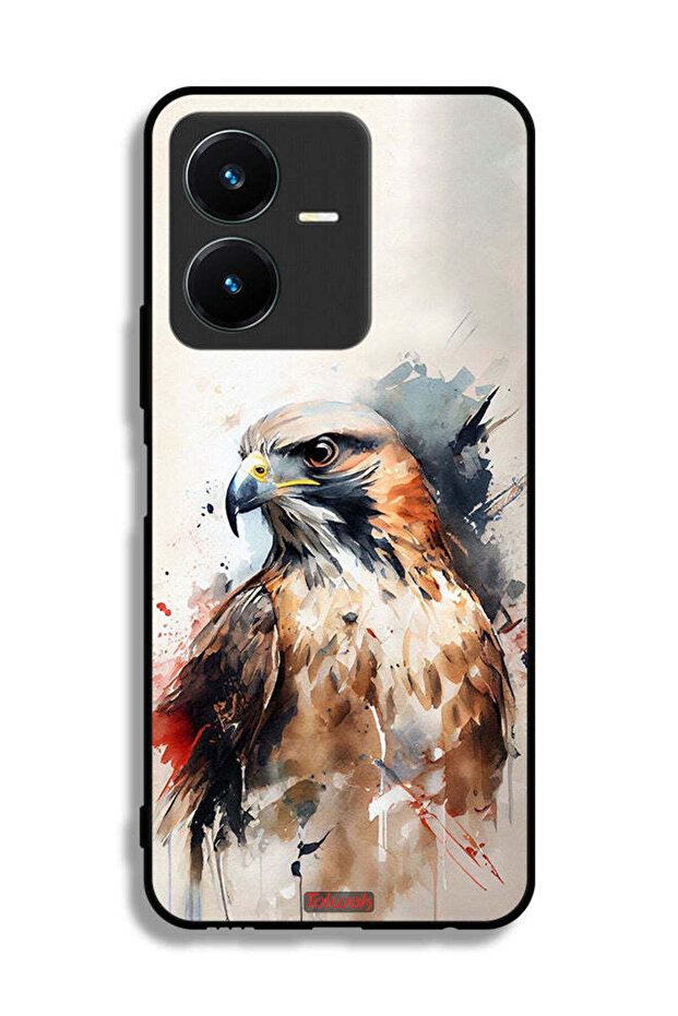 غطاء حماية Vivo Y22 بتصميم نسر تجريدي