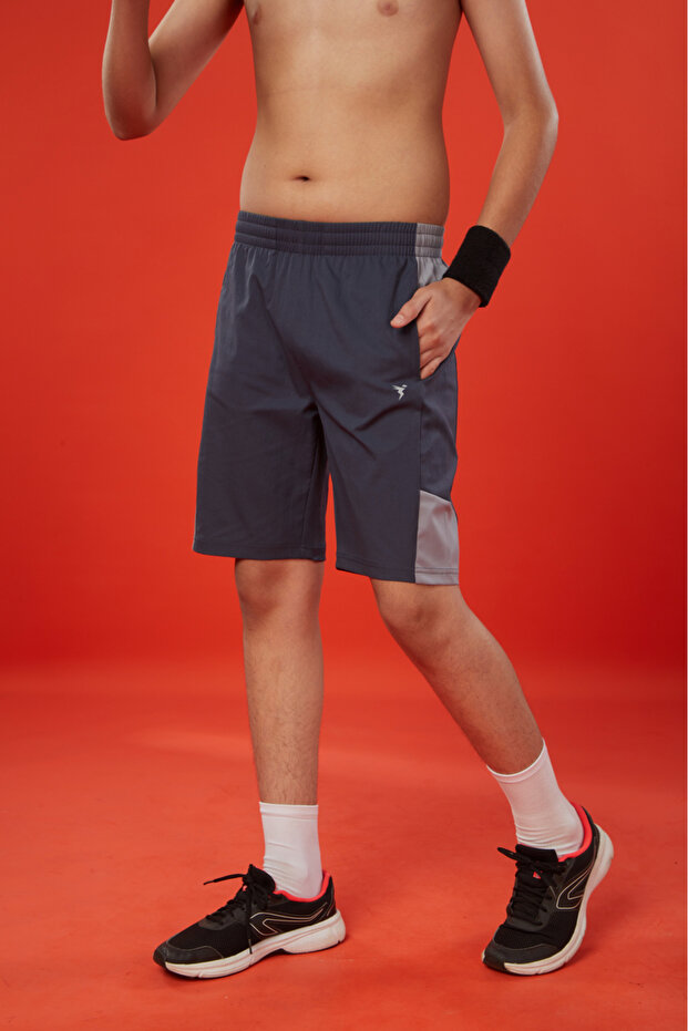 شورت مطاطي متين في اتجاهين - 1