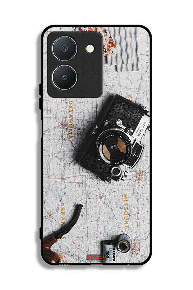 Vivo Y36 4G Protective Case Cover Vintage Camera