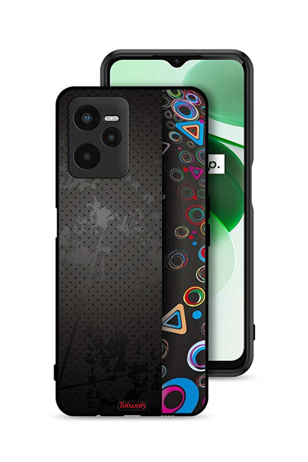 غطاء حماية بنمط لهاتف Realme C35 - 1