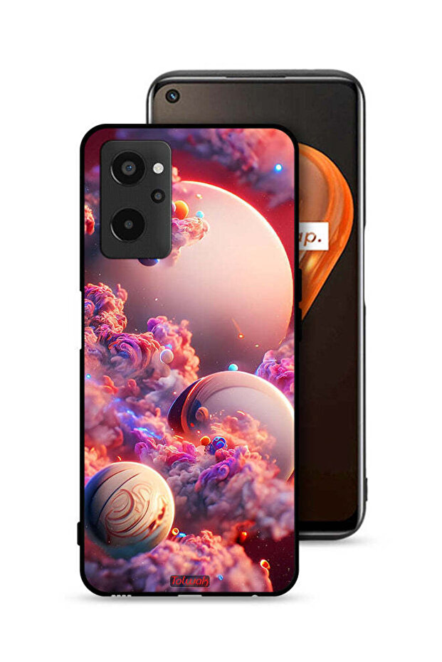 Realme 9i 4G Protective Case Cover Clouds Abstract Art