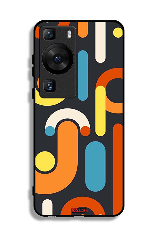 غطاء حماية بنمط لهاتف هواوي بي 60 برو - 1