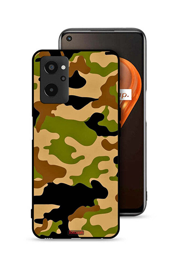 Realme 9i 4G Protective Case Cover Camouflage Abstract Digital Pattern