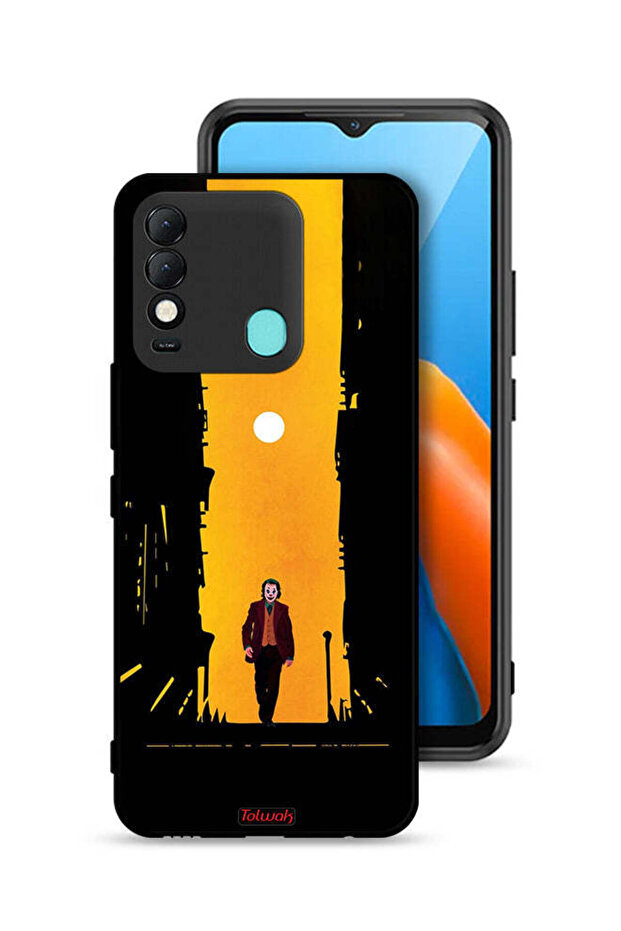غطاء حماية لهاتف Tecno Spark 8 بتصميم جوكر، عمل فني رقمي تجريدي