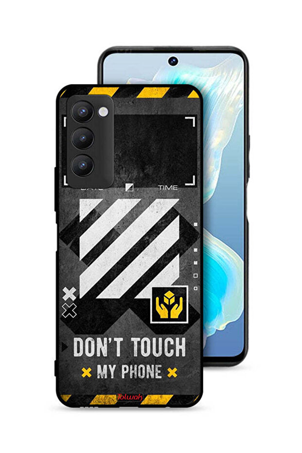 Tecno Camon 18P Protective Case Cover Do Not Touch My Phone