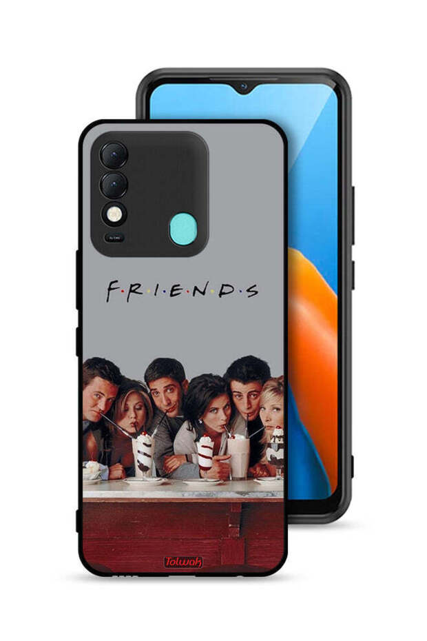 Tecno Spark 8 Protective Case Cover F R I E N D S