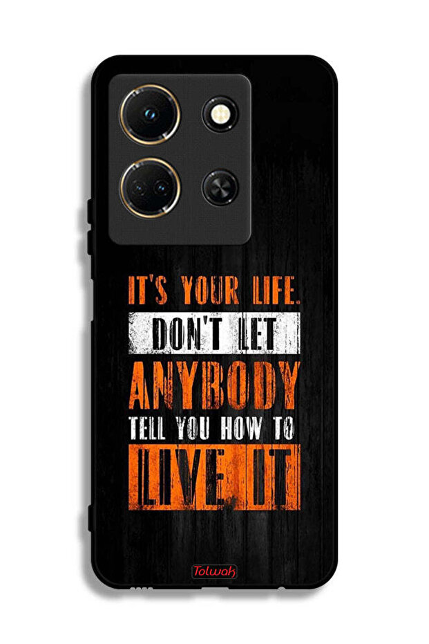 غطاء حماية لهاتف Infinix Note 30 "Its Your Life"