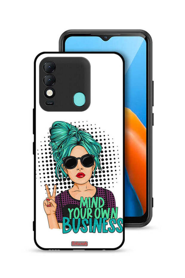 غطاء حماية لهاتف Tecno Spark 8 - اهتم بشؤونك الخاصة