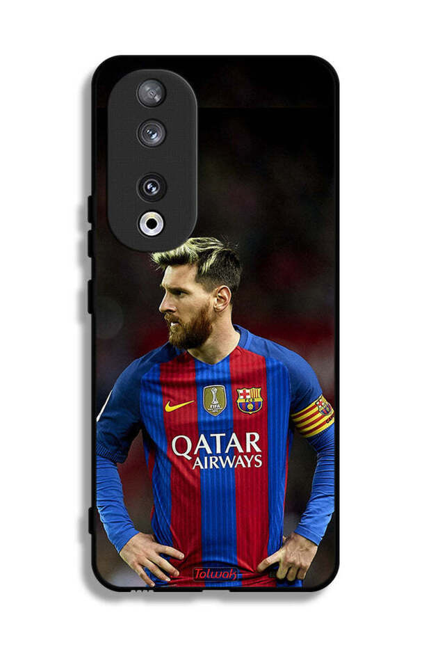 غطاء حماية لهاتف Honor 90 ميسي برشلونة