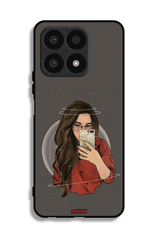 غطاء حماية لهاتف Honor X8a لالتقاط صور سيلفي