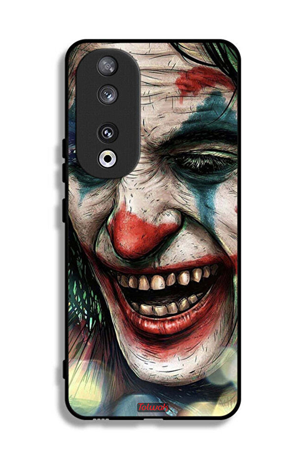 غطاء حماية لهاتف Honor 90 بتصميم وجه الجوكر الضاحك