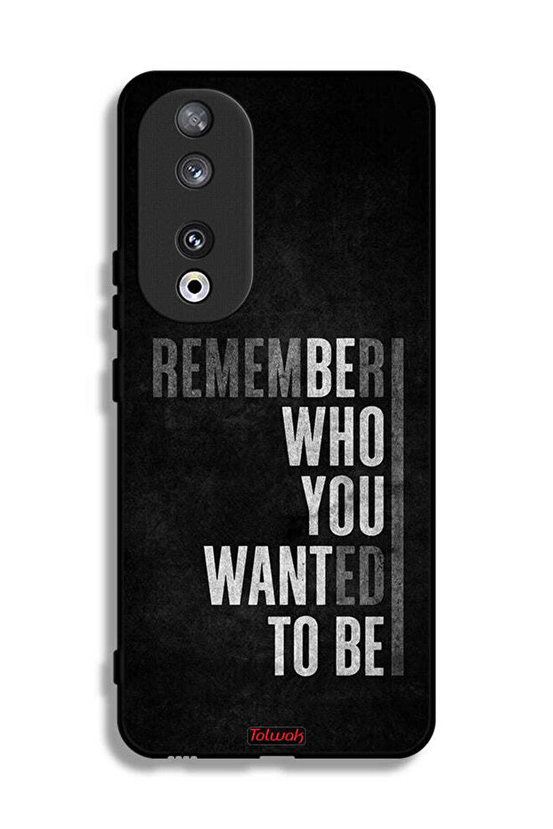غطاء حماية لهاتف Honor 90 تذكر من أردت أن تكون