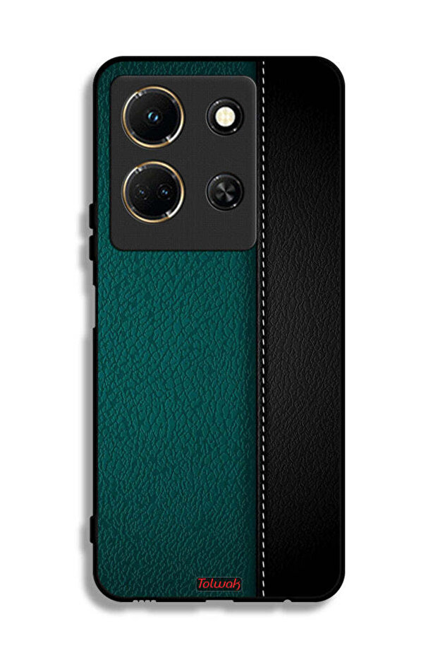 Infinix Note 30 Protective Case Cover Leather Pattern - 1