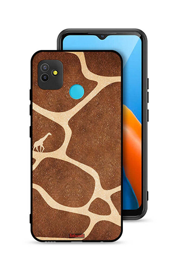 Tecno Pop 5 Protective Case Cover Giraffe Skin