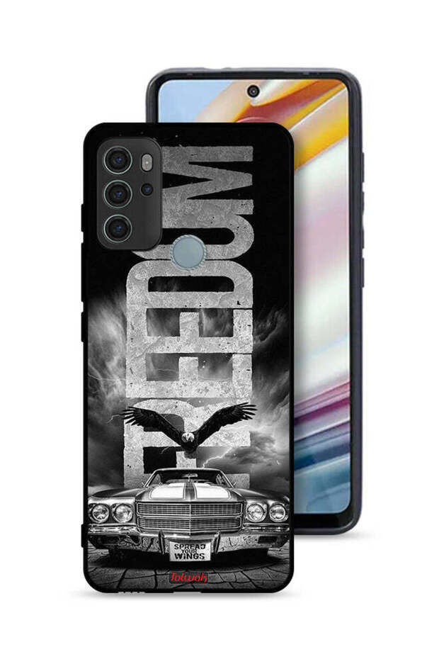 Motorola Moto G60S Protective Case Cover Freedom Art