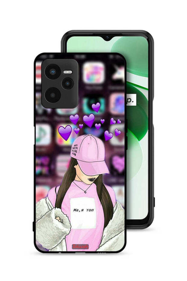 Realme C35 Protective Case Cover Anti Social Club