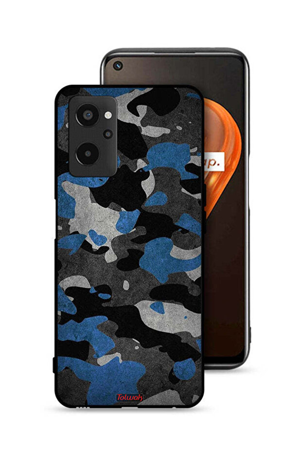 Realme 9i 4G Protective Case Cover Camouflage Pattern
