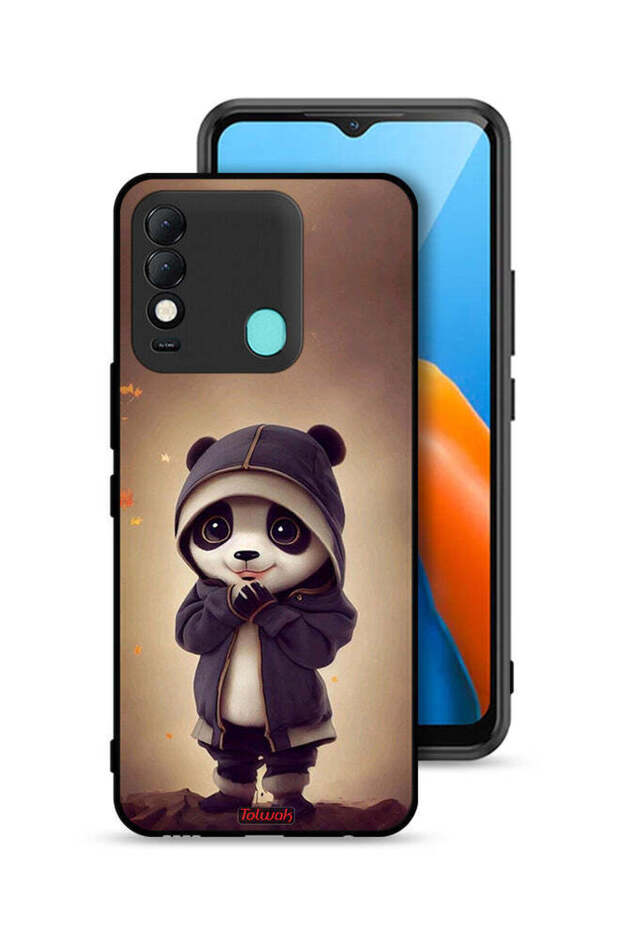 Tecno Spark 8 Protective Case Cover Cute Little Panda