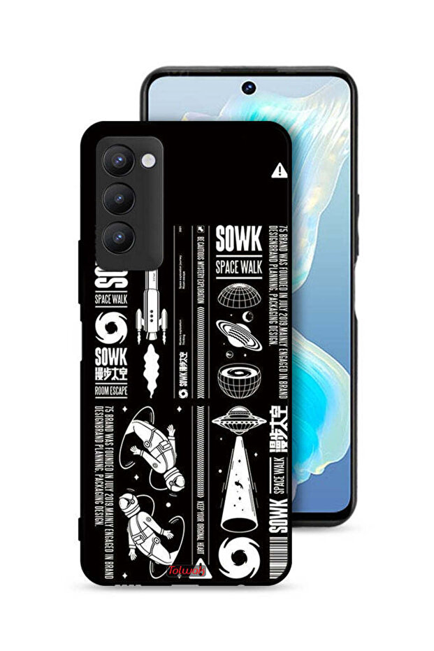 Tecno Camon 18P Protective Case Cover Sowk Space Walk Sticker
