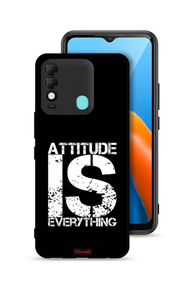 غطاء حماية لهاتف Tecno Spark 8 - Attitude Is Everything