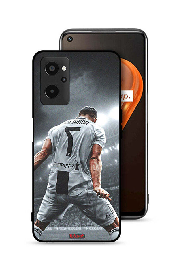 غطاء حماية لهاتف Realme 9i 4G بطبعة احتفال كريستيانو رونالدو