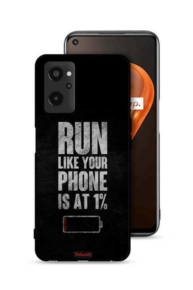 Realme 9i 4G Protective Case Cover Run Like Your Phone Is At 1 Percent