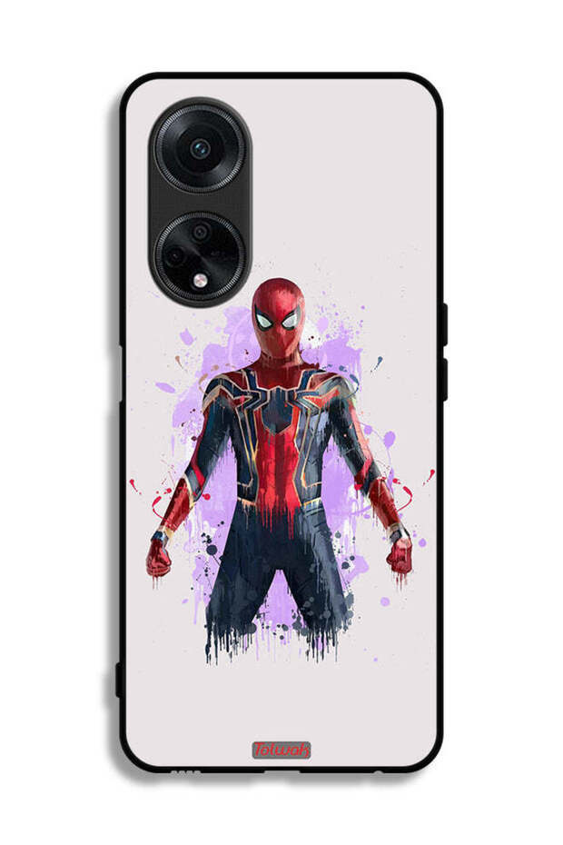 غطاء حماية Oppo A1 5G بتصميم العنكبوت الحديدي