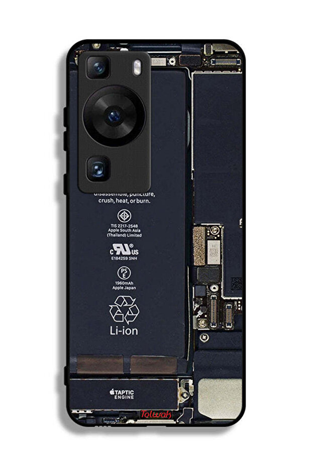Huawei P60 Pro Protective Case Cover Phone Circuit Pattern